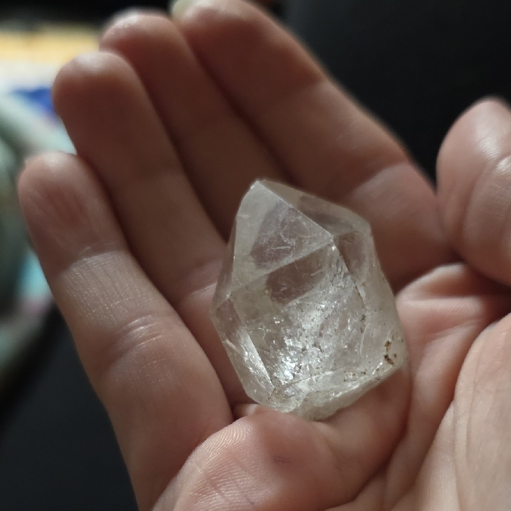Clear Quartz Crystal Point - Picture 3 of 5